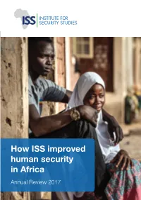 How ISS Improved Human Security in Africa in 2017
