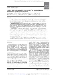 Phase II, Open-Label Study of Brivanib As First-Line Therapy in Patients with Advanced Hepatocellular Carcinoma