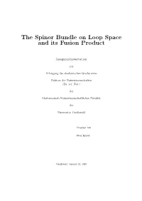 Spinors on Loop Space