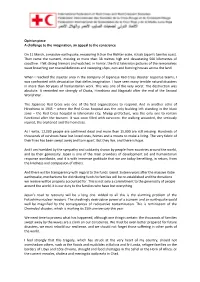Terms of Reference – Branding of the « Red Cross »