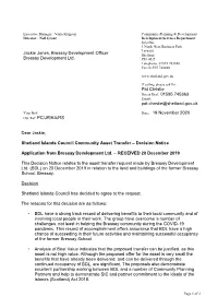 Decision Notice