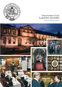 Department of the Legislative Assembly