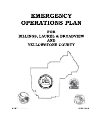 Emergency Operations Plan