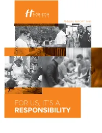 For Us, It's a Responsibility