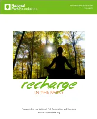 Recharge in the Parks
