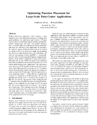 Optimizing Function Placement for Large-Scale Data-Center Applications