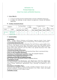 D Quality and Reliability Engineering 4 0 0 4 4 3 70 30 20 0