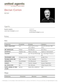 Declan Conlon Actor