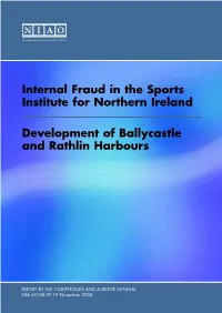 Development of Ballycastle and Rathlin Harbours Internal Fraud In