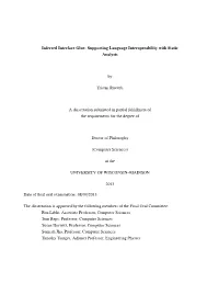 Inferred Interface Glue: Supporting Language Interoperability with Static Analysis