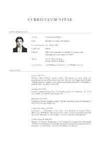 Curriculum Vitae