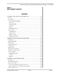 Transit Capacity and Quality of Service Manual—2Nd Edition PART