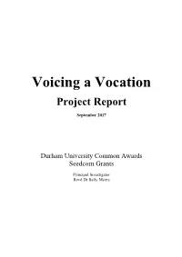 Voicing a Vocation