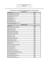 July 2019 Document Library Update List U.S. Federal