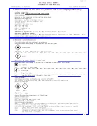 Safety Data Sheet
