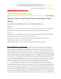 Spoleto at Home: Free Digital Programming Begins Friday, May 22 New and Archival Content May 22 to June 7, Online at Spoletousa.Org