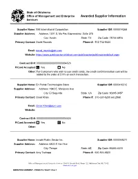 Council Memo for Approving Plans & Specs