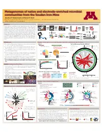 Metagenomes of Native and Electrode-Enriched Microbial Communities from the Soudan Iron Mine Jonathan P
