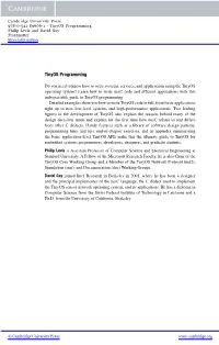 Tinyos Programming Philip Levis and David Gay Frontmatter More Information
