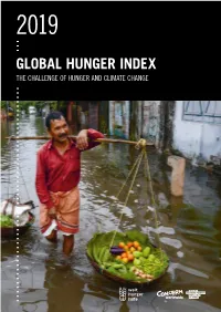 2019 Global Hunger Index: the Challenge of Hunger and Climate Change