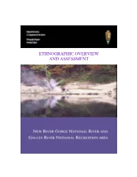 Ethnographic Overview and Assessment