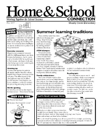 Resources for Educators, a Division of CCH Incorporated Home & School CONNECTION® May 2019 • Page 2