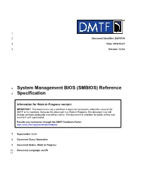 SMBIOS Specification