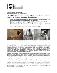1-54 FORUM Talks Programme Announced for Second Edition in Marrakech, Curated by Art Historian and Curator Karima Boudou