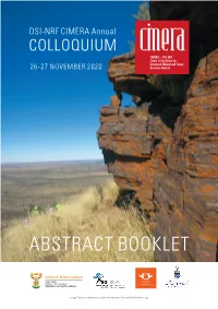 Abstract Booklet