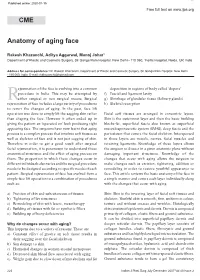 CME Anatomy of Aging Face