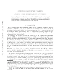 Detecting Squarefree Numbers