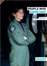 Qinetiq Annual Report and Accounts 2012