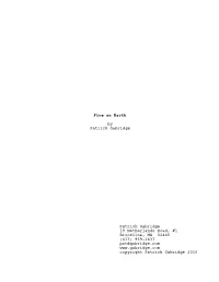 Fire on Earth Act One 6-12-15.Fdx Script