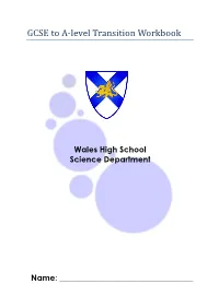 GCSE to A-Level Transition Workbook