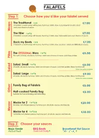 TGO Takeaway Menu Jan 2021