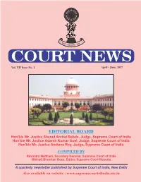 June 2017) (Civil/Crl.) Quarter (Apr -Jun 2017) of Cases of Cases in Pendency Name of Srl