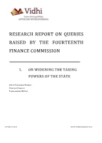 Research Report on Queries Raised by the Fourteenth