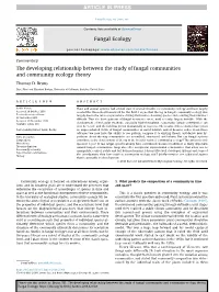 The Developing Relationship Between the Study of Fungal Communities and Community Ecology Theory