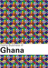 Doing Business in Ghana DISCLAIMER
