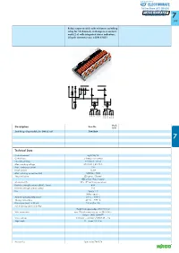 WAGO Interface Cables Sales@Electromate.Com 404 for 289, 704 Series, in Connection with WAGO-I/O-SYSTEM 750