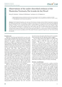 Check List 9(2): 391–399, 2013 © 2013 Check List and Authors Chec List ISSN 1809-127X (Available at Journal of Species Lists and Distribution