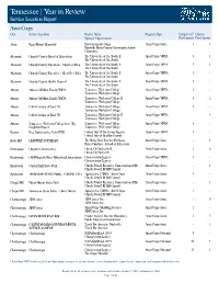 State Service Location Year in Review