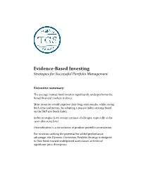 Strategies for Successful Portfolio Management