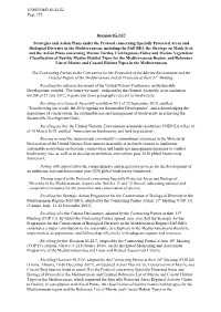 Decision IG.24/7 Strategies and Action Plans Under the Protocol
