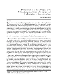 Demystification of the “Innocent Eye”: Nelson Goodman, Ernst H