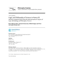 Philosophia Scientiæ, 18-3 | 2014, « Logic and Philosophy of Science in Nancy (I) » [Online], Online Since 01 October 2014, Connection on 05 November 2020