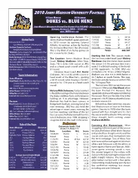 2010 FB Notes