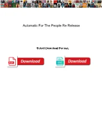 Automatic for the People Re Release