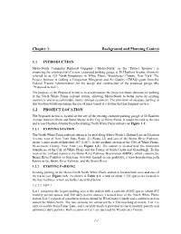 Chapter 1: Background and Planning Context