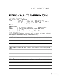 Chapter 5, Instrinsic Quality Inventory